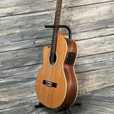 Kremona Left Handed S63CW Sophia Cutaway Classical Acoustic Electric Guitar image 4