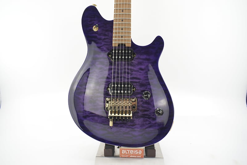 EVH Wolfgang WG Special QM with Baked Maple Neck 2023 Purple Burst image 1