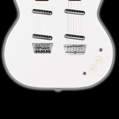 Danelectro Doubleneck 6/12 Reissue Electric Guitar White Pearl for sale