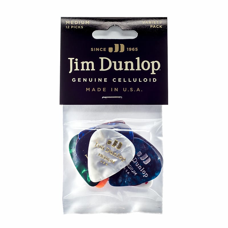 Dunlop Celluloid Medium Variety Pick Pack image 1
