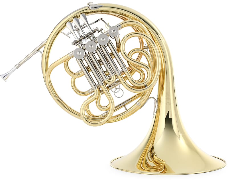 Yamaha YHR-671 Professional Double French Horn - Yellow Brass image 1