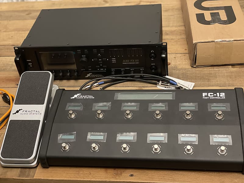 Fractal Audio Axe Fx III MK II with FC-12 and EV-1 2021 | Reverb