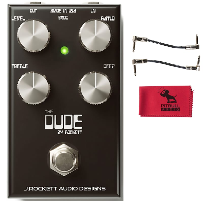 ギター J.Rockett Audio Designs The Dude V2 J. Rockett Audio Designs The Dude V2 Overdrive Pedal w