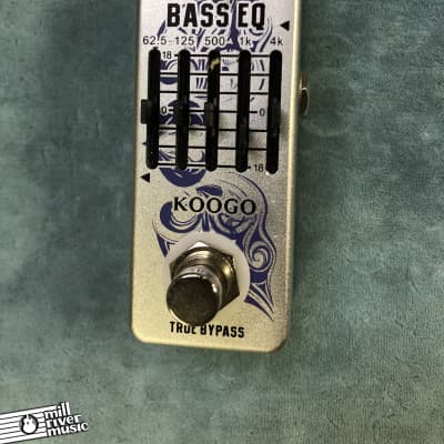 Koogo Bass EQ Mini 5-Band Graphic Equalizer Effects Pedal w/ Box image 2
