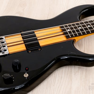 1985 Aria Pro II SB-1010 Medium Scale Vintage Neck Through Bass w