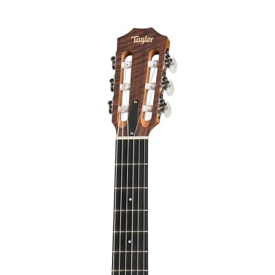 Taylor A12e-N Academy Series Nylon String Grand Concert Acoustic-Electric - Spruce Top with Sapele image 4
