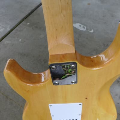 Natural Maple Wood Electric Guitar (a real beauty, see video) image 5