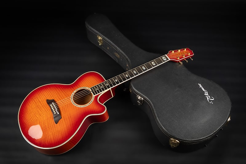 1990s Takamine NPT115 - Fire Red Burst | Japan Vintage