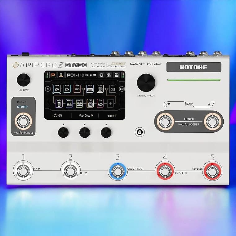 Hotone Ampero II Stage Amp Modeler/Effects Processor | Reverb