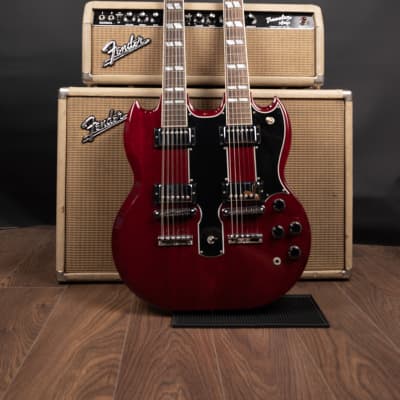 2003 Gibson USA ED1275 Double Neck - in Cherry Red for sale