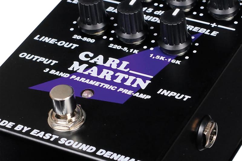 ギター CARL MARTIN 3 BAND PARAMETRIC PRE-AMP Carl Martin 3 Band Parametric Preamp - エフェクター専門店