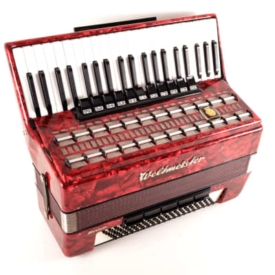 Top German Made LMMH Accordion Weltmeister Serino 120 bass,16r.+Master&Hard Case,Straps~Fisarmonica image 3