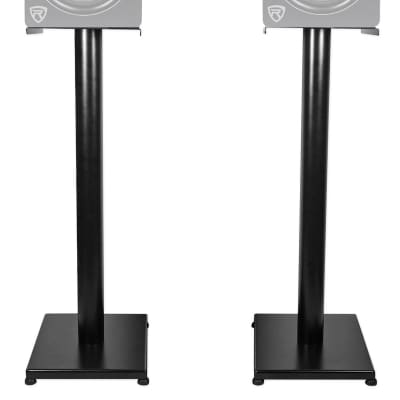 Pair Mackie MR824 8” 85 Watt Powered Active Studio Monitor Speakers+29" Stands image 9
