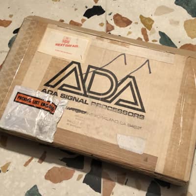 A/DA STD-1 Stereo Tapped Delay Bucket Brigade Analog Rack Effects Unit 1980 orig Box Instructions ! image 5