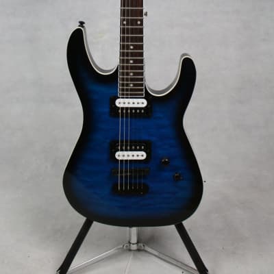 *DEMO USED* Dean MDX Quilt Maple Trans Blue Burst Electric Guitar for sale