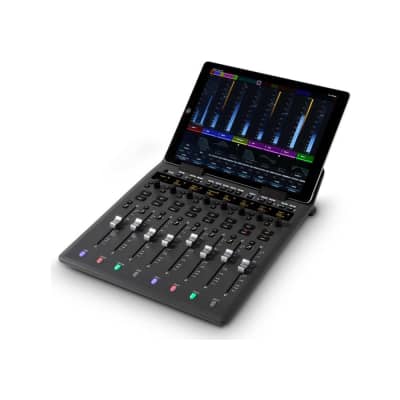 AVID S1 Control Surface iPad Dock with 8 Touch Motorized Faders, Touch Knobs, Touchscreen and Ethernet Connectivity image 3