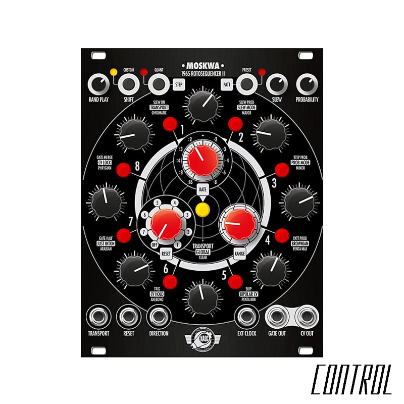 xaoc moskwa v2 ブラック　モジュラーシンセ XAOC Devices Moskwa II Eight-Step Sequencer - Perfect Circuit
