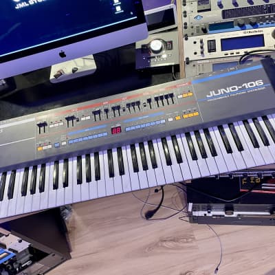 Fully Restored Roland Juno-106 61-Key Programmable Polyphonic Synthesizer - Juno106 Juno 106 image 5