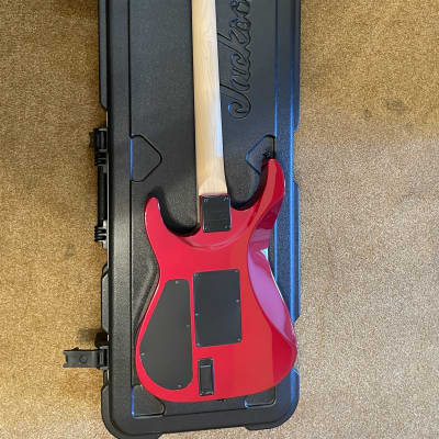 Jackson  Sustainiac  Red w/ Seymour Duncan pickups and hard case image 2
