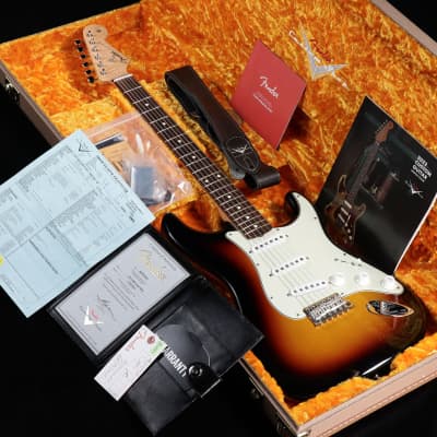 Fender Custom Shop Limited 1960 Stratocaster NOS Wide Black 3-Tone Sunburst 2022 [SN CZ557411] [08/24] for sale