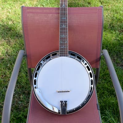 Capek Scarab five string (flathead + archtop tone ring) image 2