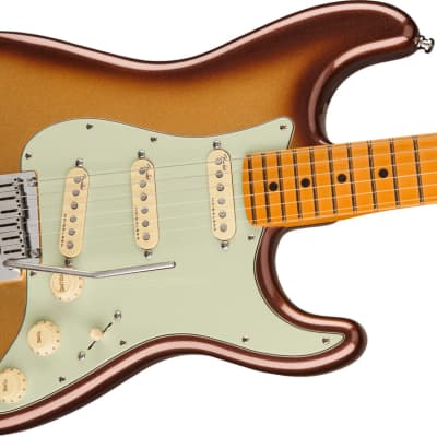 Fender American Ultra Stratocaster Electric Guitar Mocha Burst w/ Premium Hardshell Case image 4