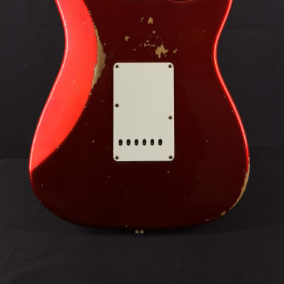 Fender Custom Shop Left-Handed 1959 Relic Stratocaster in Candy Apple Red image 4