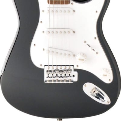 Jay Turser Junior Double Cutaway Electric Guitar 3/4 Size Black JT-30- BK image 2