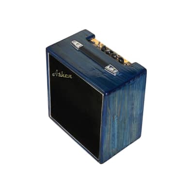 Ashen "Goldy Azure" 20 Watts 12" Handmade Tube Guitar Amp Combo w/Reverb image 3