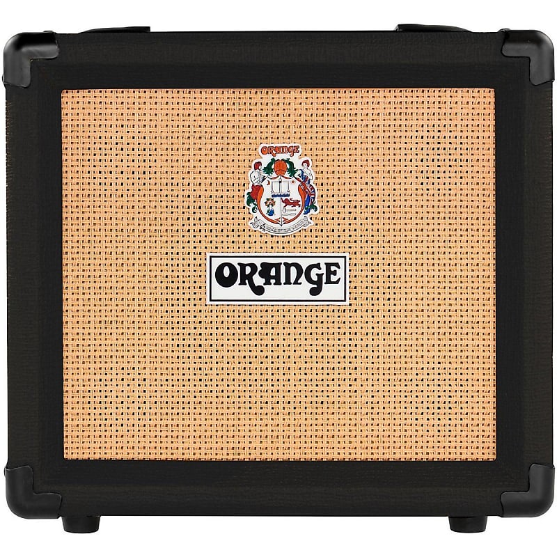 Orange Crush 12 -7x10x12- 12-Watt Guitar Combo Amplifier- Black image 1