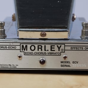 Morley ECV Echo Chorus Vibrato 1970's | Reverb