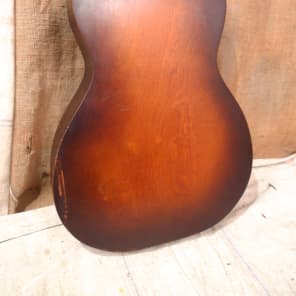Regal Stencil Parlor Guitar 1950's image 5