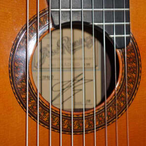 Original 1979 Ramirez 1a 10-String Classical Harp Guitar, Cedar/Indian image 17