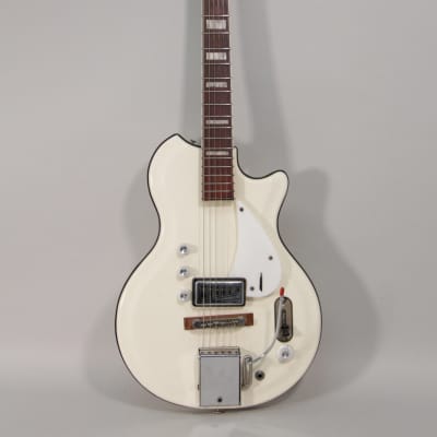 1965 Supro Holiday Res-O-Glass White Finish Vintage Electric Guitar for sale