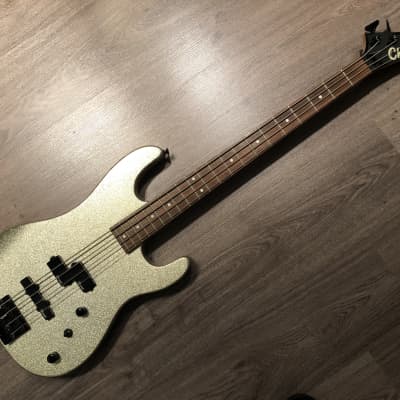 Charvel 575 Deluxe Silver Sparkle bass image 1