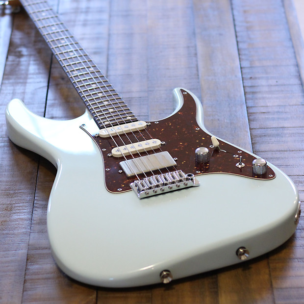 Tom Anderson Guardian Angel Player Sonic Blue HSS Super Strat