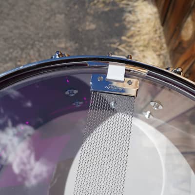 2024 USA Ludwig Purple Vistilite Series 6.5 X 14" Snare Drum image 10