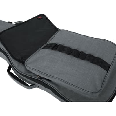 Gator Cases GT-ELECTRIC-GRY Transit Electric Guitar Bag - Light Gray - Open Box image 11