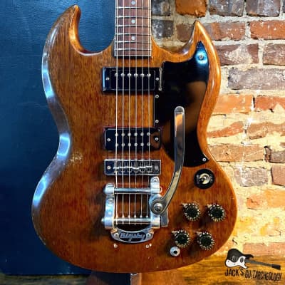 Gibson SG Special Electric Guitar w/ Bigsby, DiMarzio Bridge Pickup & HSC (1972-73 - Faded Cherry) for sale