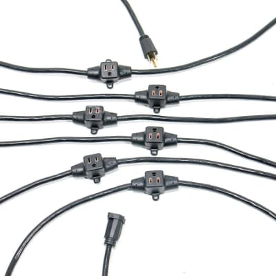 Elite Core Audio SP-MOS-6 Stage Power 14-AWG 6-Outlet Stringer - 32
