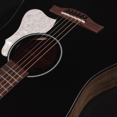 Seagull S6 Classic Acoustic Electric Guitar Black (772) image 9