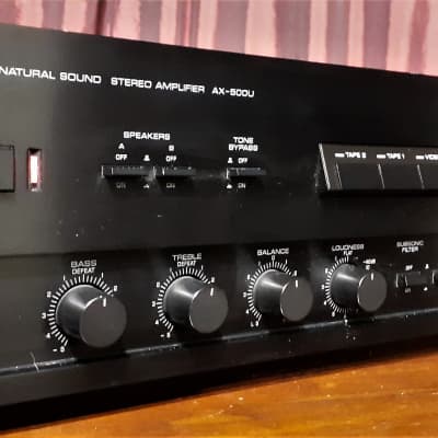 1987 Yamaha AX-500 Stereo Integrated Amplifier image 3