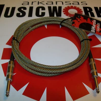 DiMarzio 6' Overbraided Instrument Cable - VINTAGE TWEED, EP1706SSVT for sale
