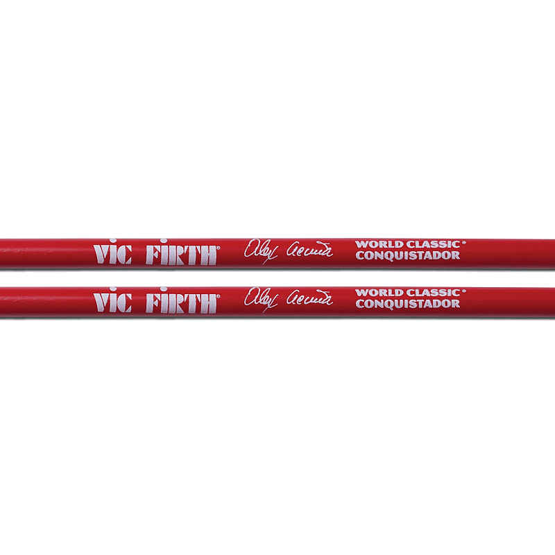 Vic Firth SAA Alex Acuna Signature Pair of Timbale Sticks Red. image 1