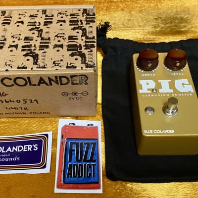 ギター BLUE COLANDER / PIG (germanium booster) Blue Colander PIG 2024 - Grey/Black | Reverb