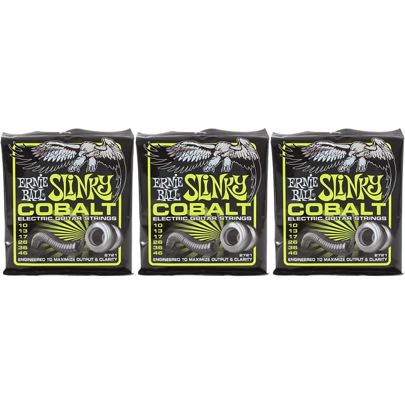 Ernie Ball 2721 Regular Slinky Cobalt Electric Guitar Strings Reverb