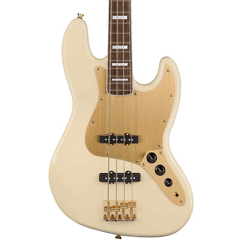 Squier 40th Anniversary Gold Edition Jazz Bass image 2