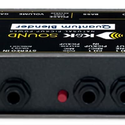 K&K SOUND Quantum Blender プリアンプ＆ミキサー 2CH K&K SOUND Quantum Blender プリアンプ＆ミキサー 2CH - ギター