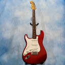 1997 Fender ST-62 LH Left Stratocaster Candy Apple Red Crafted in Japan