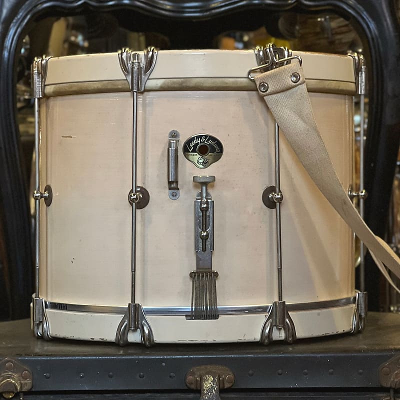 VINTAGE 19511955 Leedy & Ludwig 10x14 Marching Snare Drum in Reverb